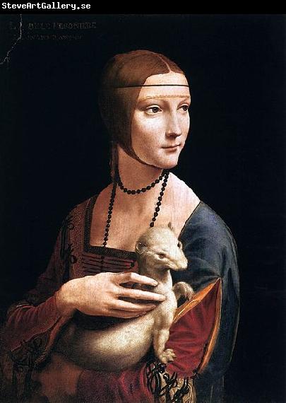 LEONARDO da Vinci Portrait of Cecilia Gallerani
